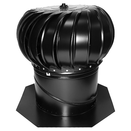 Air-Vent Air Vent  Black Aluminum Roof Vent 5269030